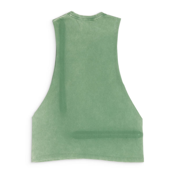 Gallery Dept. VINTAGE LOGO SLEEVELESS TEE Kelly Green