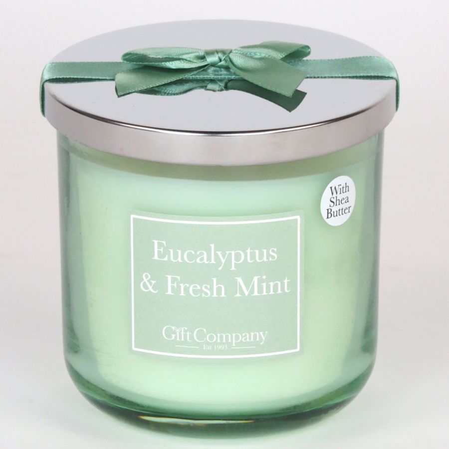 gift company Colour Double Wick Candle-Eucalyptus&FreshMint