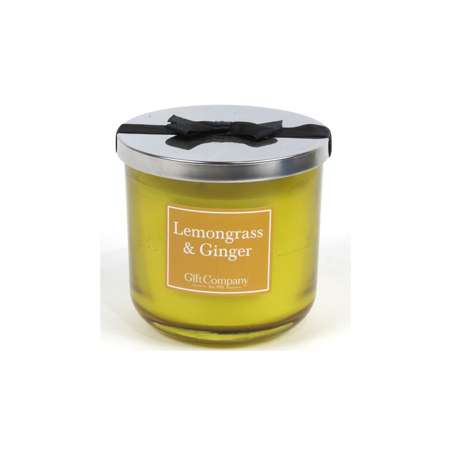 gift company Colour Double Wick Candle-Lemongrass&Ginger