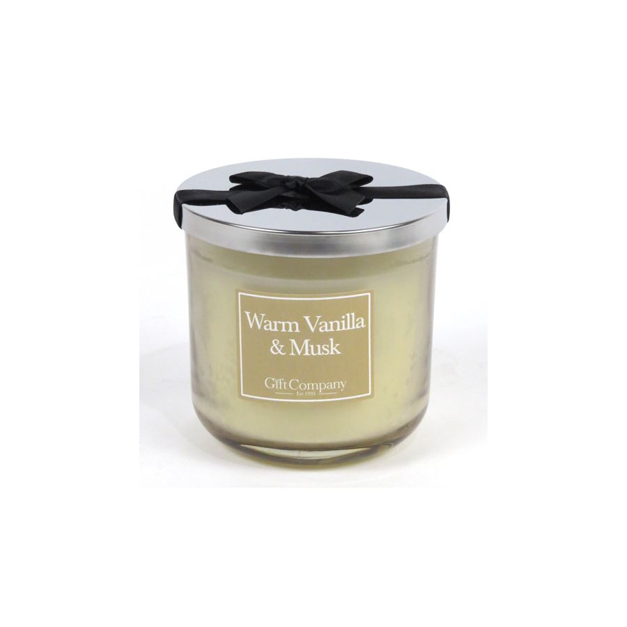 gift company Colour Double Wick Candle-Warm Vanilla & Musk