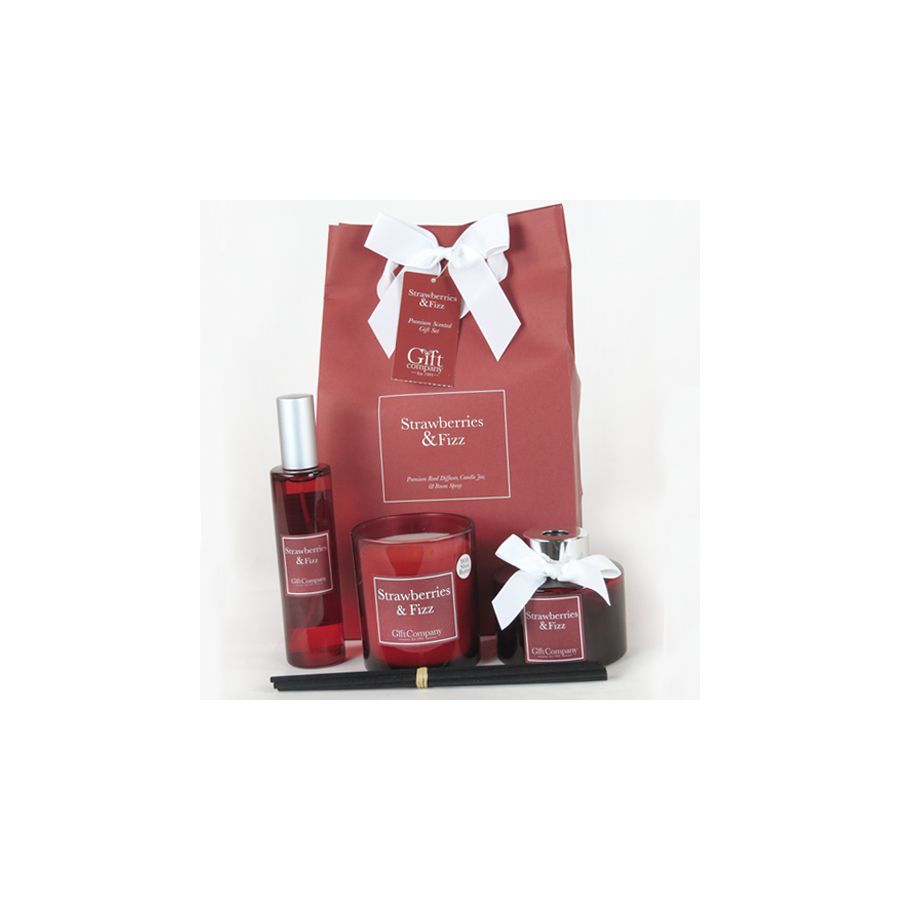 gift company Colour Premium Gift Bag Set-Strawberry & Fizz