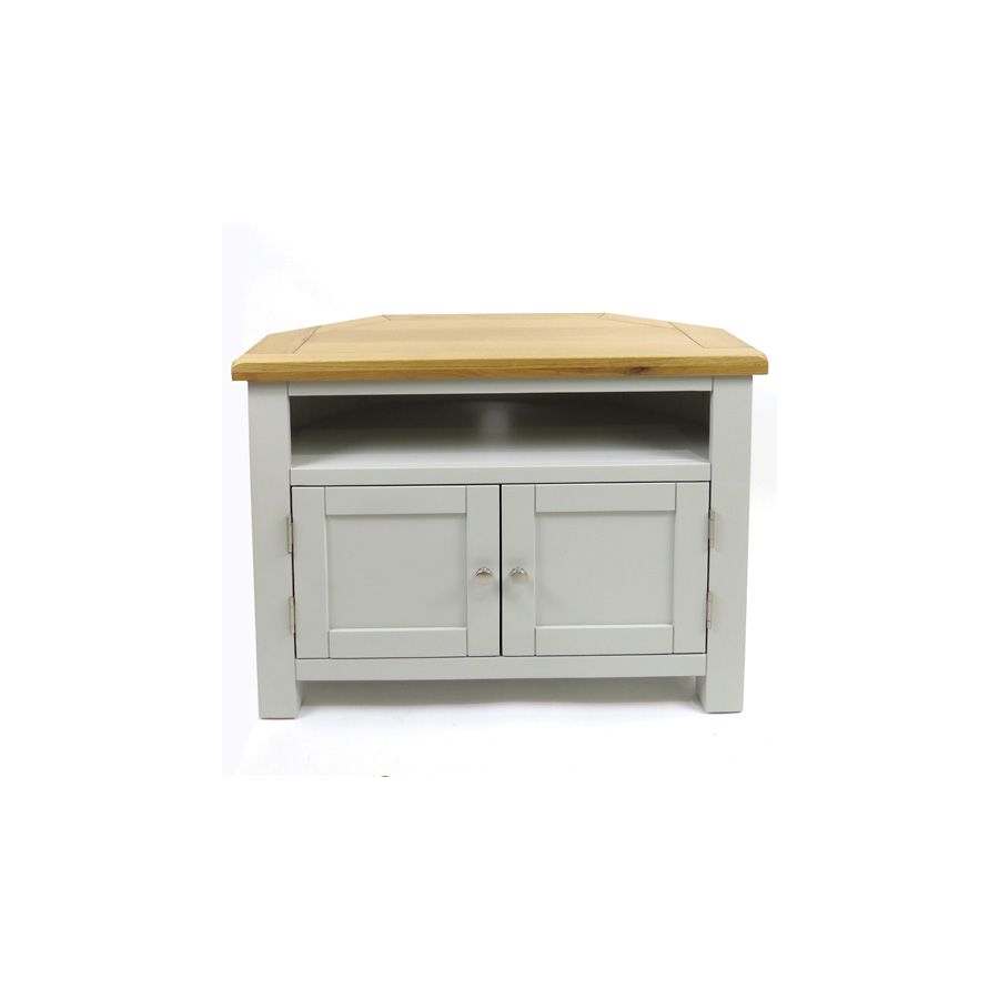 gift company Conwy Grey Small Corner TV Unit Max tv 40"