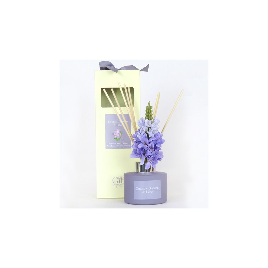 gift company Diffuser with Flower-Country Garden & Lilac