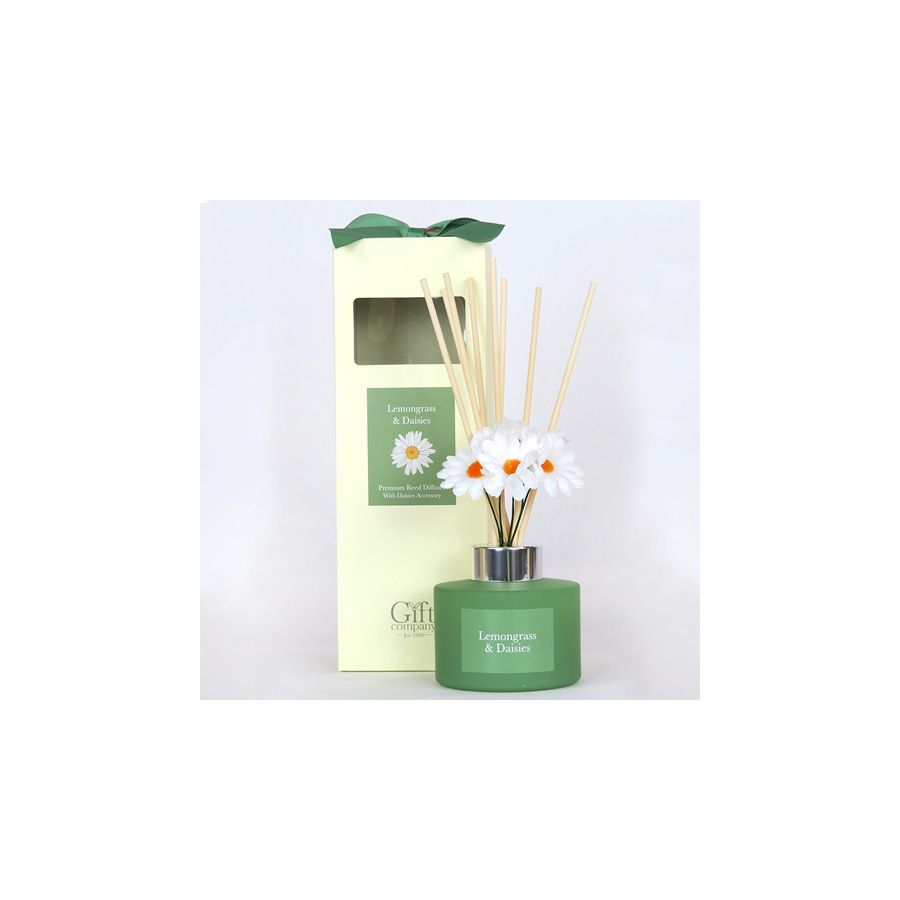 gift company Diffuser with Flower-Lemongrass & Daisies