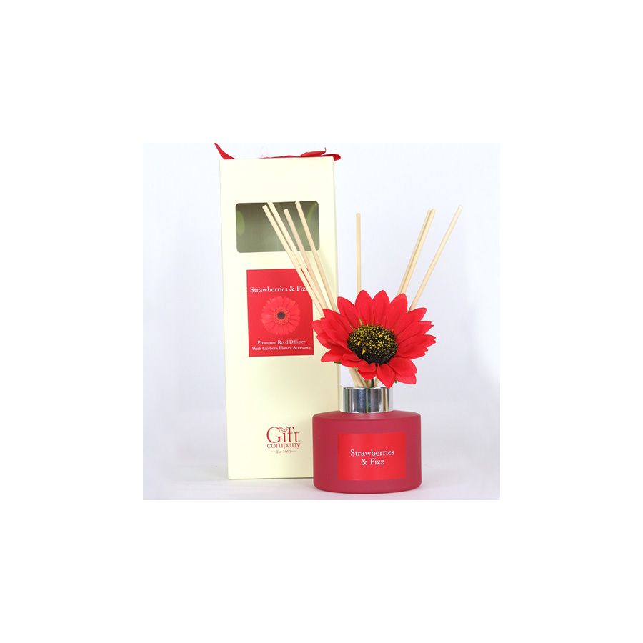 gift company Diffuser with Flower-Strawberries&Fizz