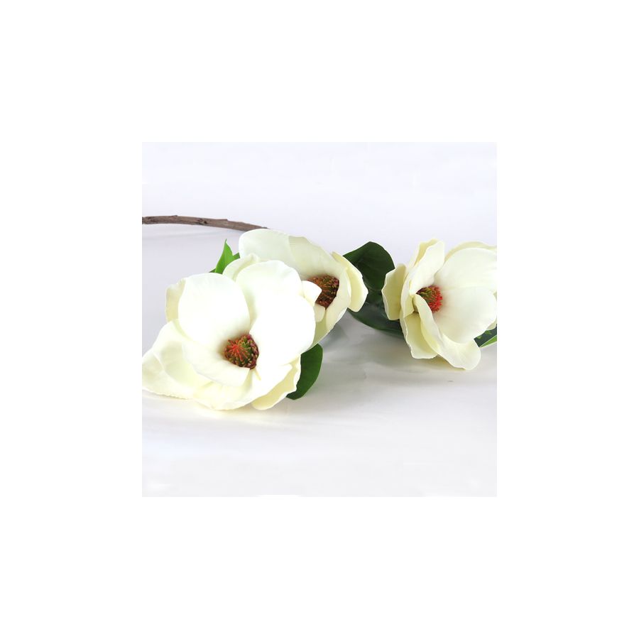 gift company Faux Flower -96cm Real Touch Magnolia x 3