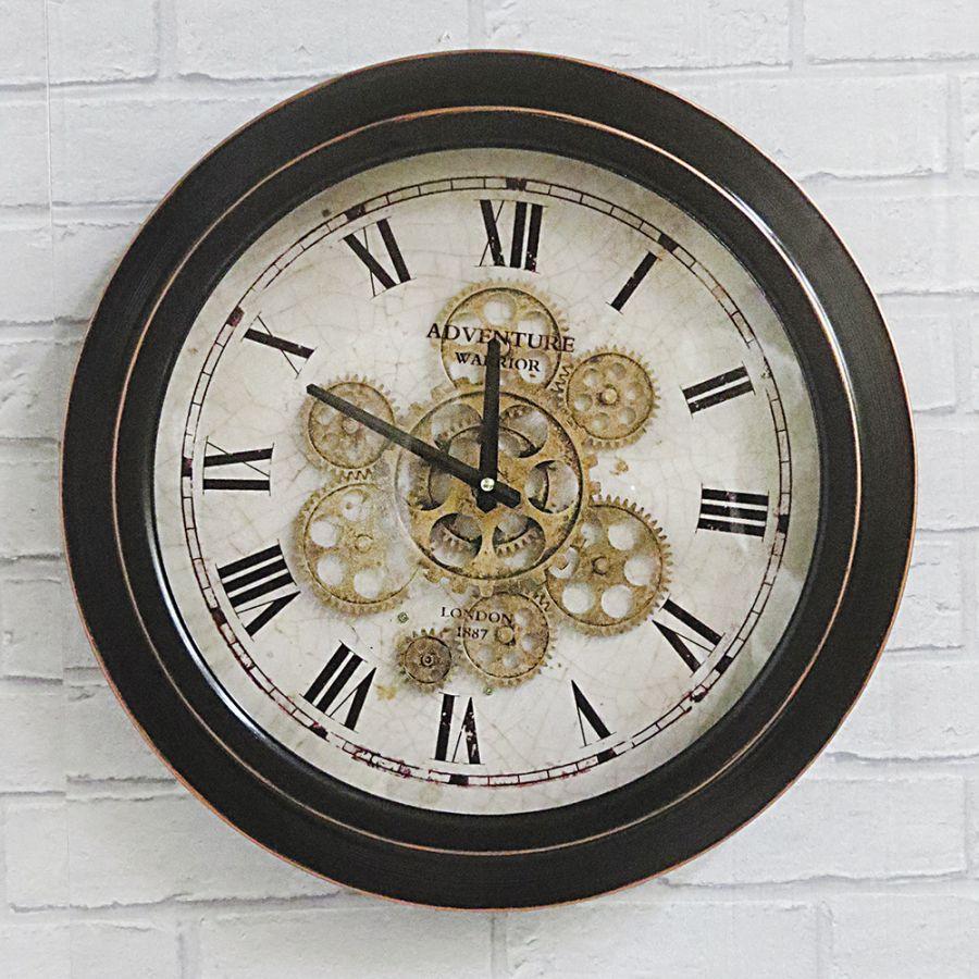 gift company Black Cog Clock Wall S