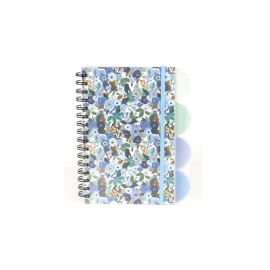 gift company Blue Floral Sprial Notebook