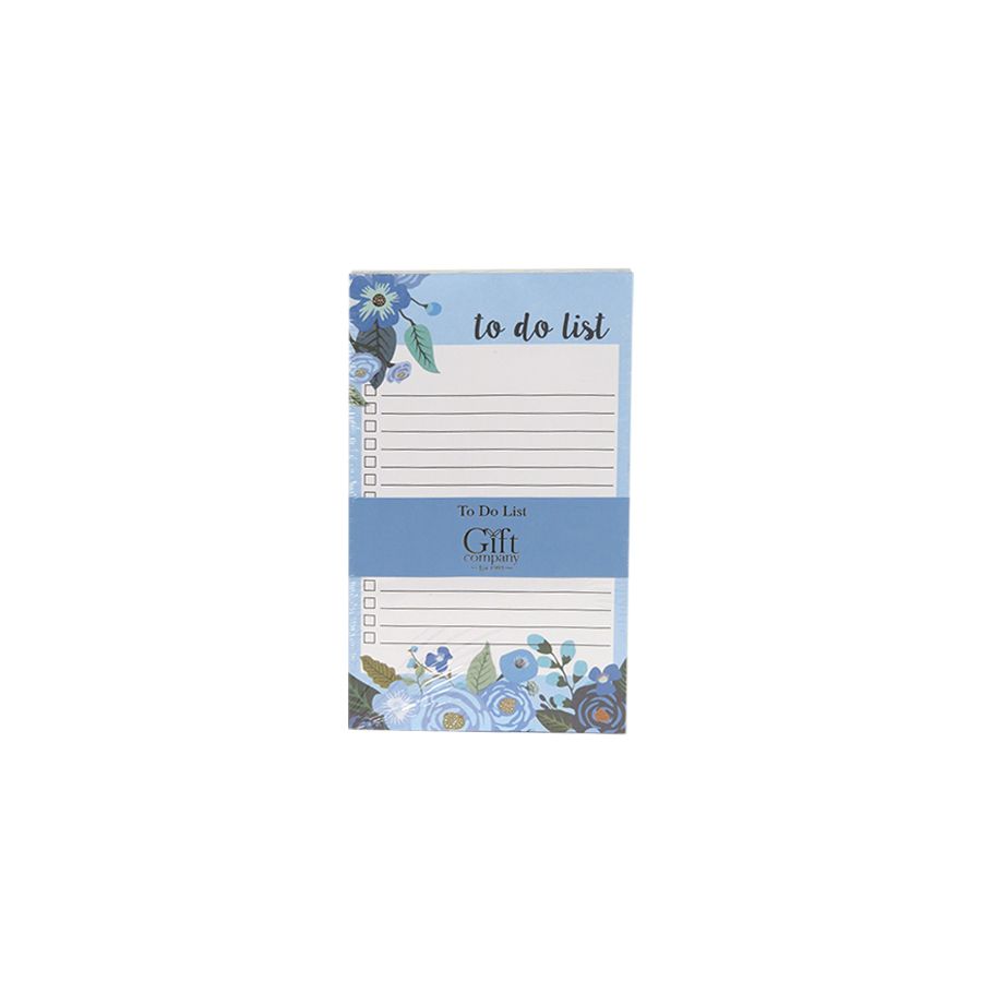 gift company Blue Floral To do List
