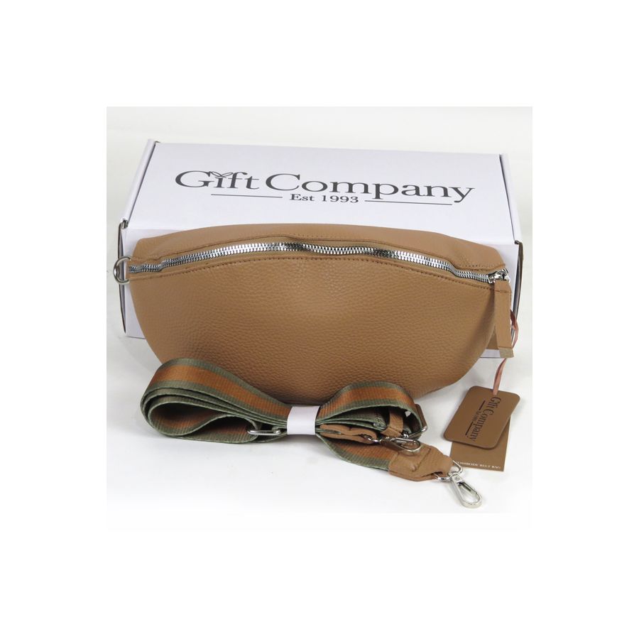 gift company Boxed Belt Bag -Brown