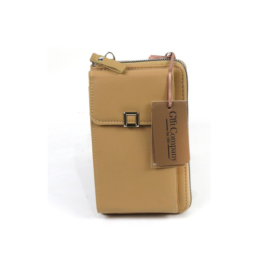 gift company Boxed Mini Cross Body Bag -Brown