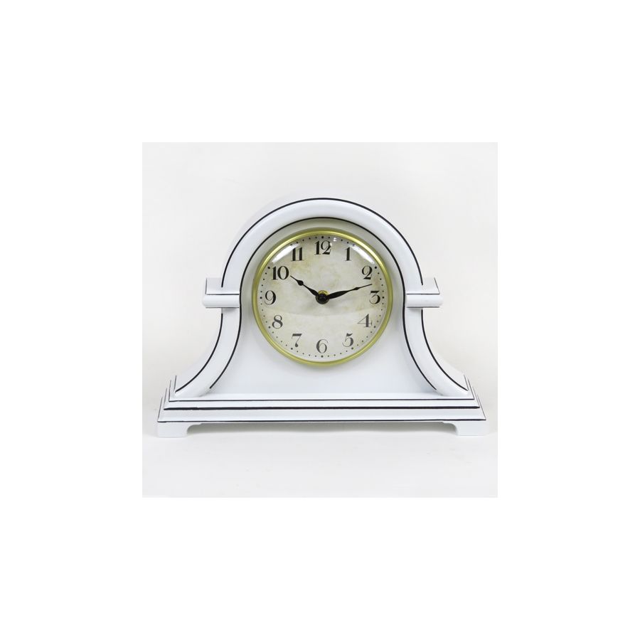 gift company Clock -Antique white Mantel