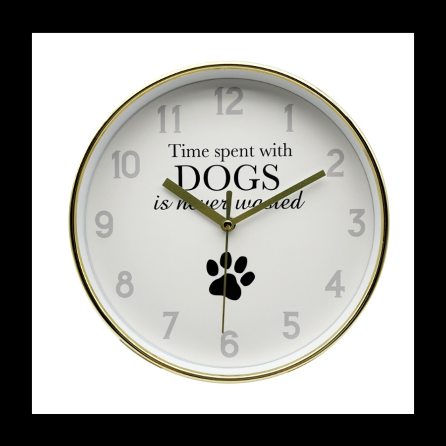 gift company Clock -Dogs 20cm