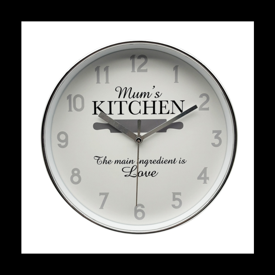 gift company Clock -Mums Kitchen 20cm