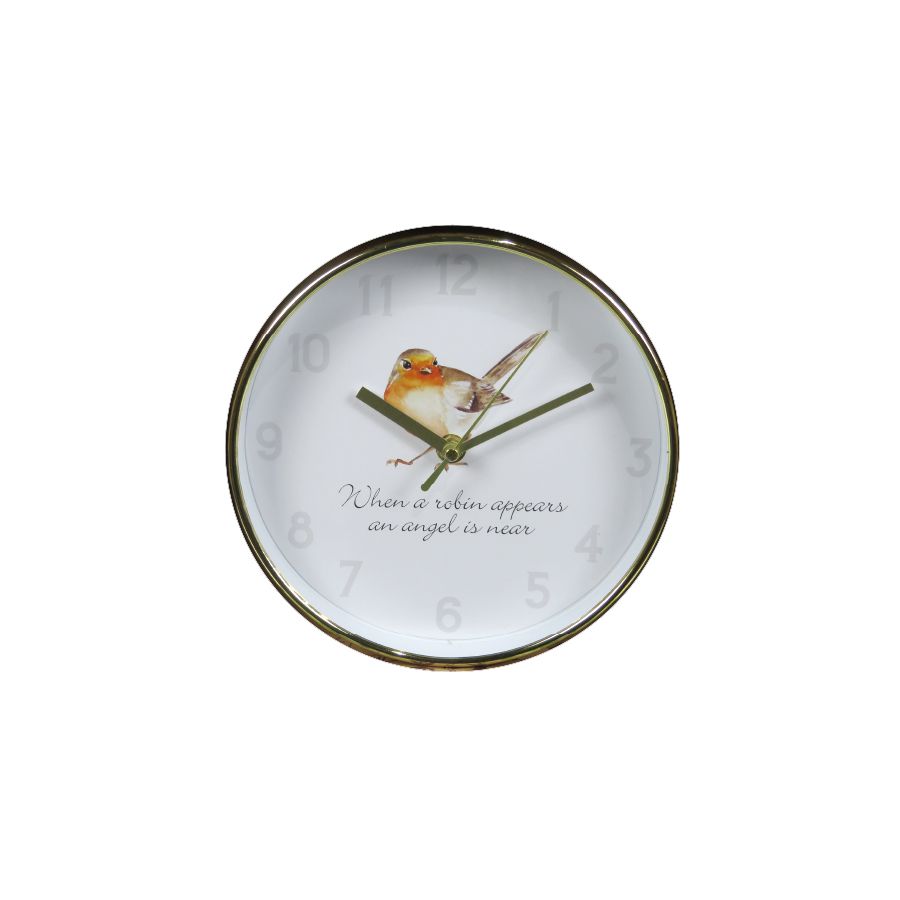 gift company Clock -Robin Wall 20cm