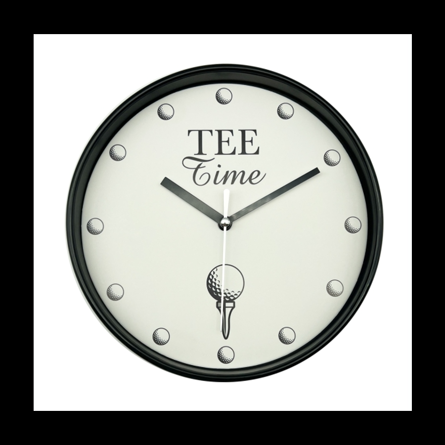 gift company Clock -Tee Time 20cm