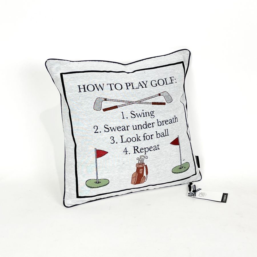 gift company Cushion - How to Play Golf