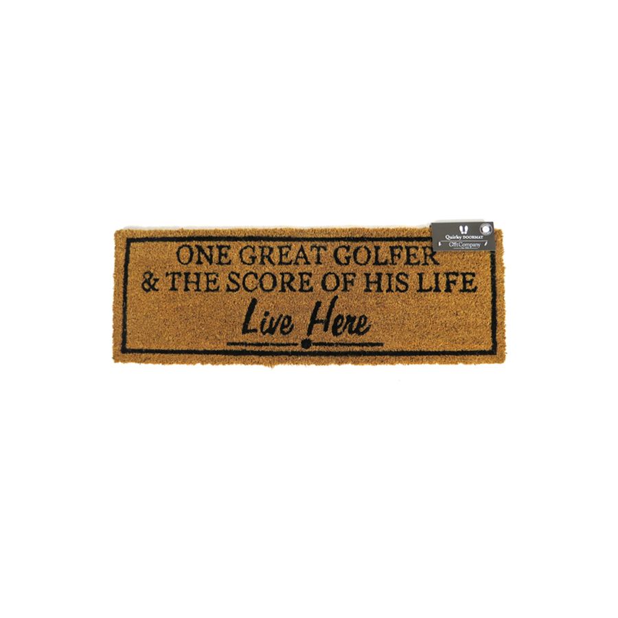 gift company Doormat - Golfer