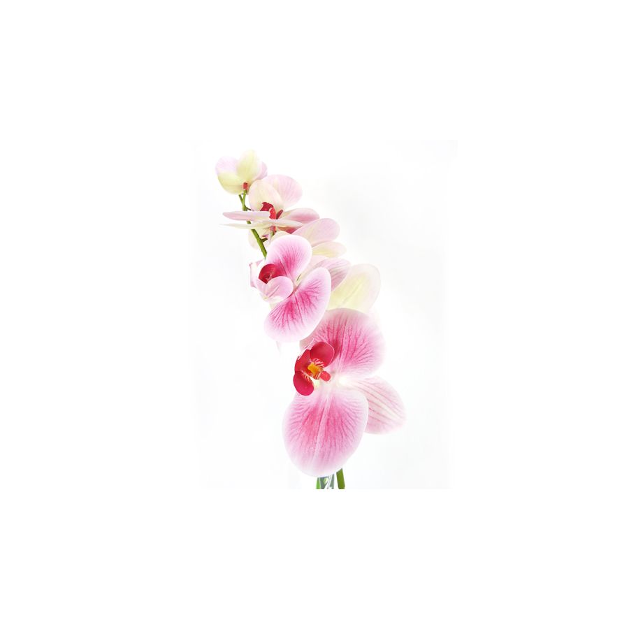 gift company Faux Flower -Pink Orchid Stem