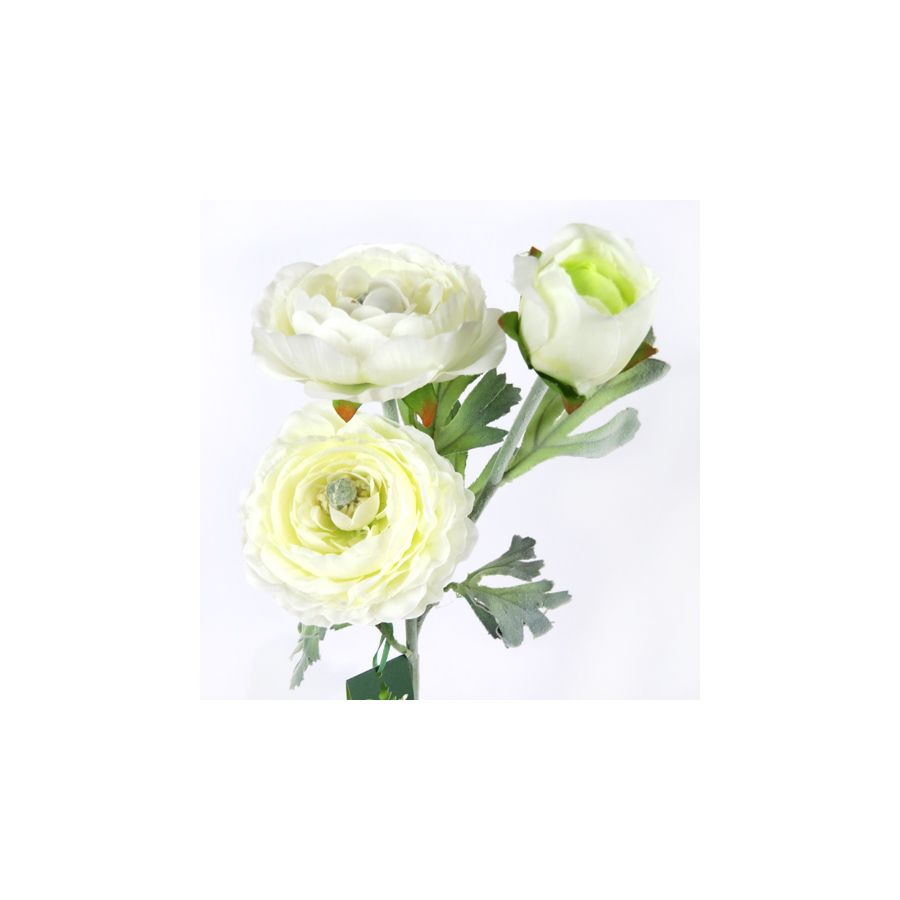 gift company Faux Flower -White Ranunculus