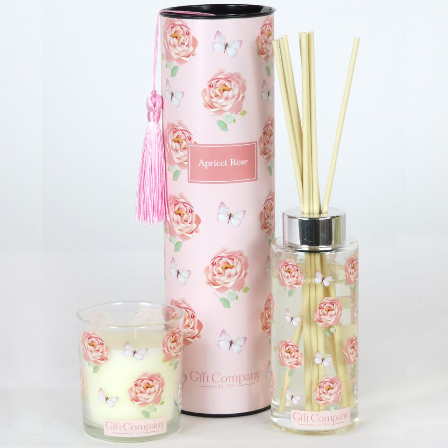gift company Floral Tube Scent Set-Apricot Rose