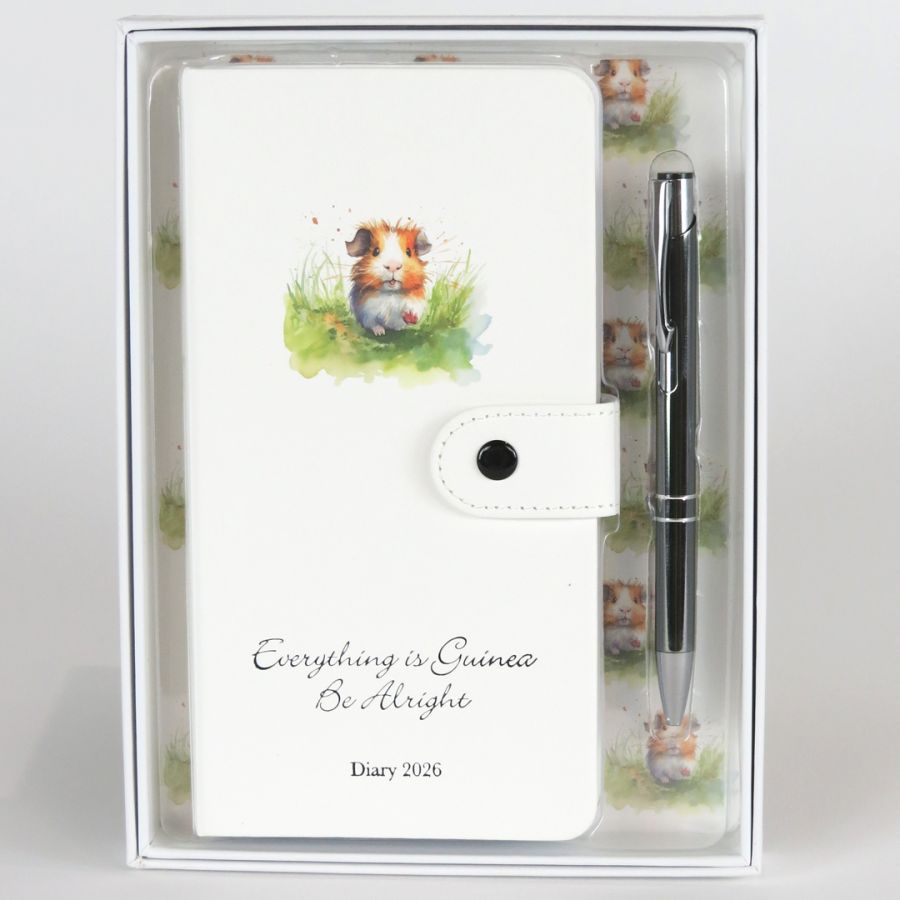 gift company Guinea Pig 2026 Diary and Pen Gift