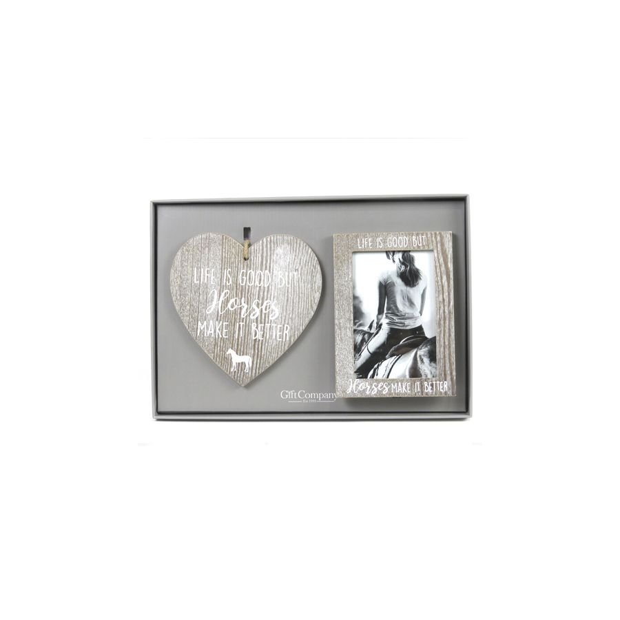 gift company Heart & Frame Gift Set - Horses