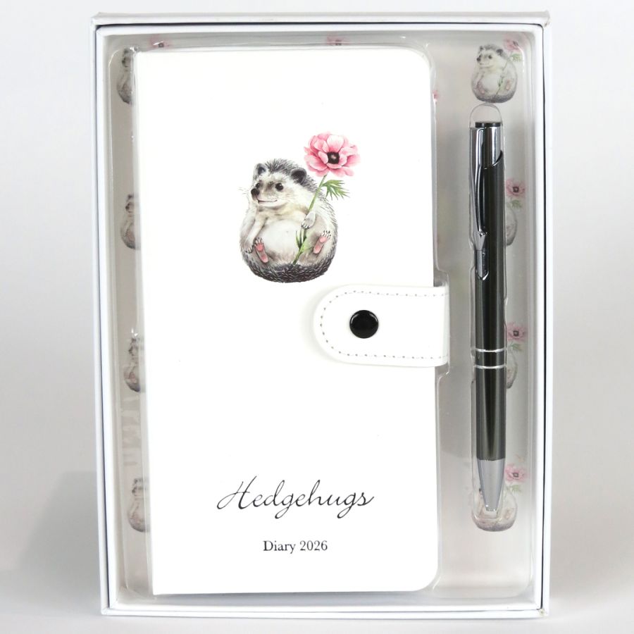 gift company Hedgehugs 2026 Diary and Pen Gift