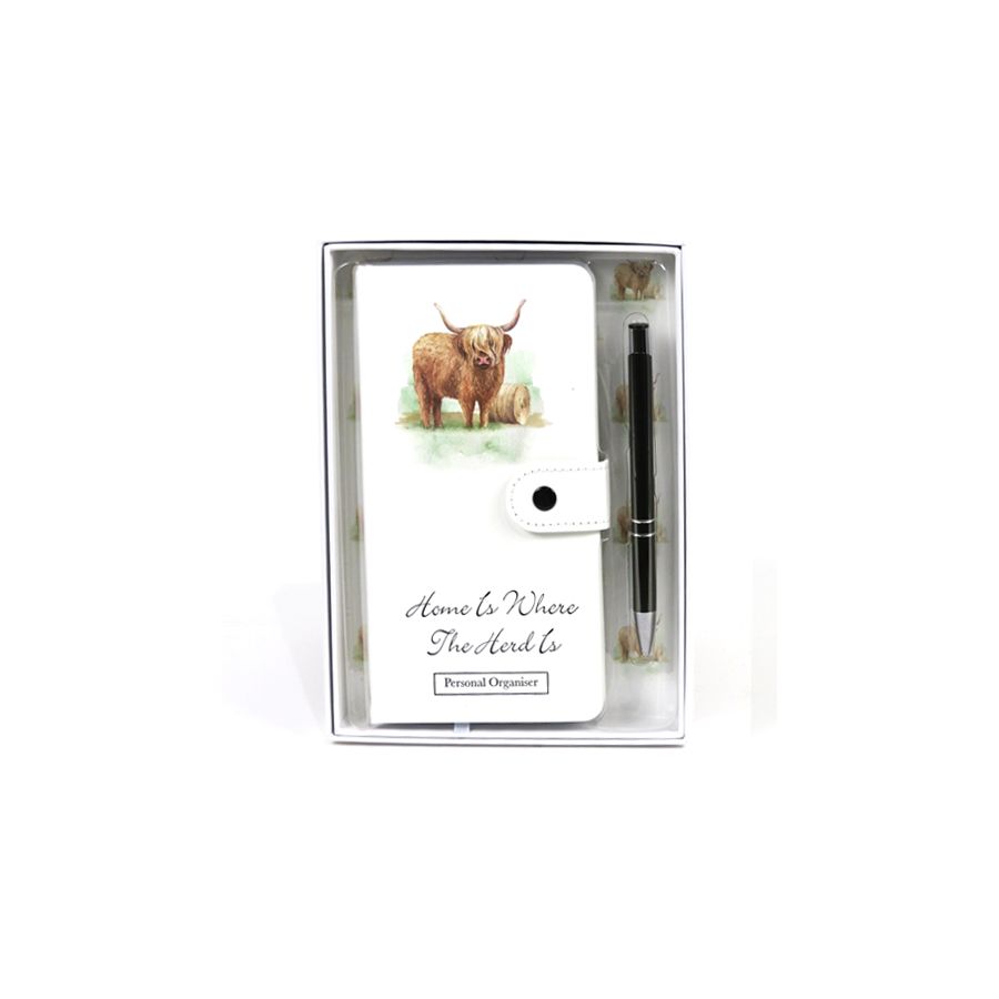 gift company Highland Cow Personal Organiser