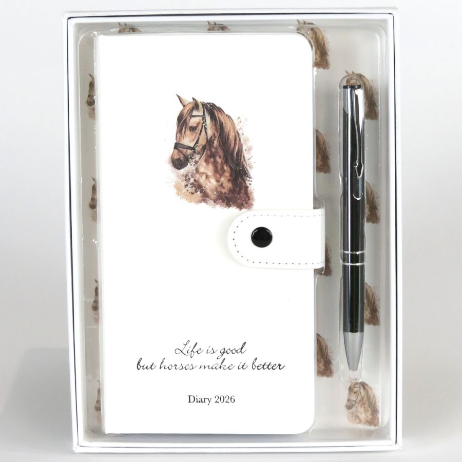 gift company Horse 2026 Diary and Pen Gift