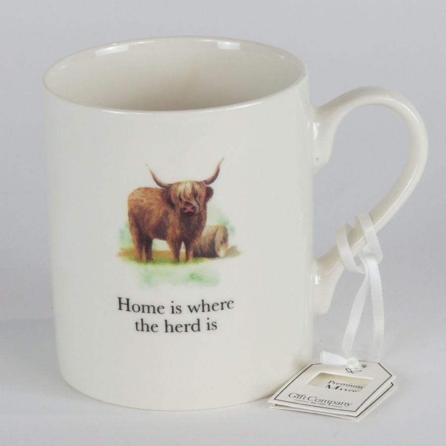 gift company Mug - Home is where the Herd is