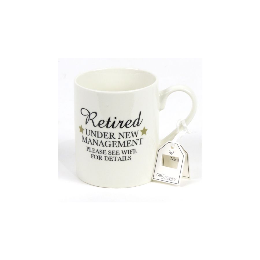 gift company Mug - Retired Under New Management