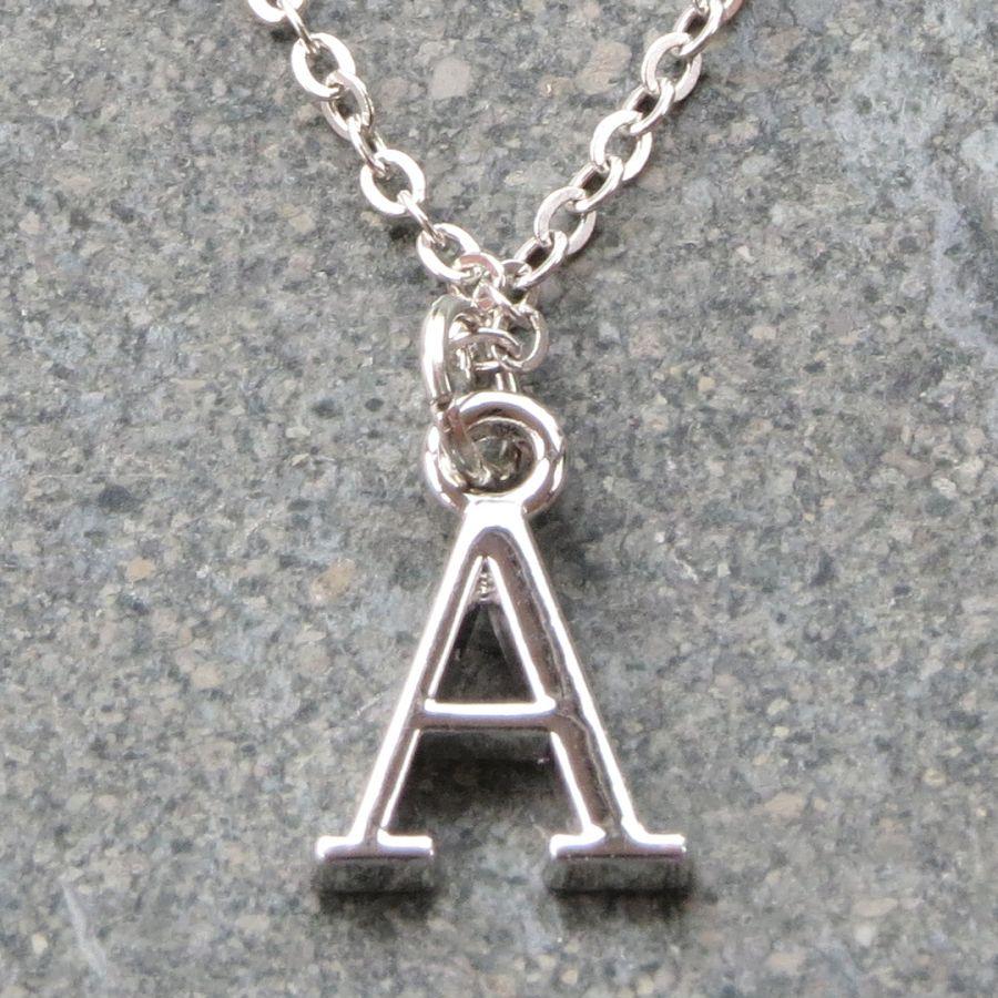 gift company Necklace Alphabet -A