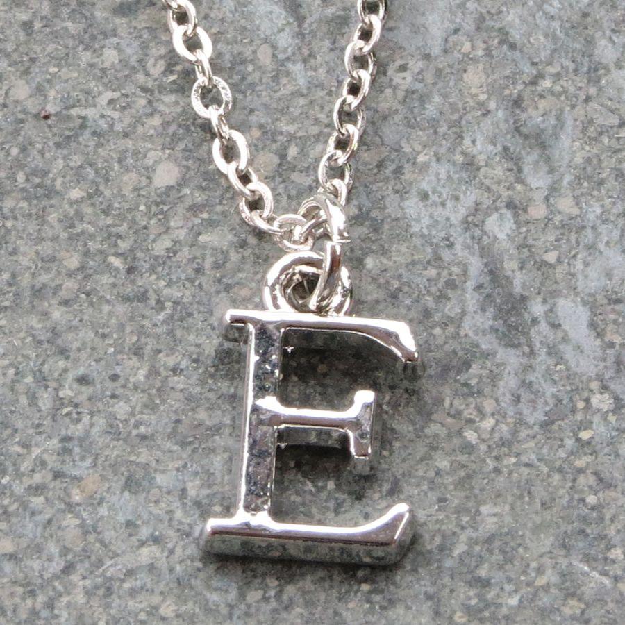 gift company Necklace Alphabet -E