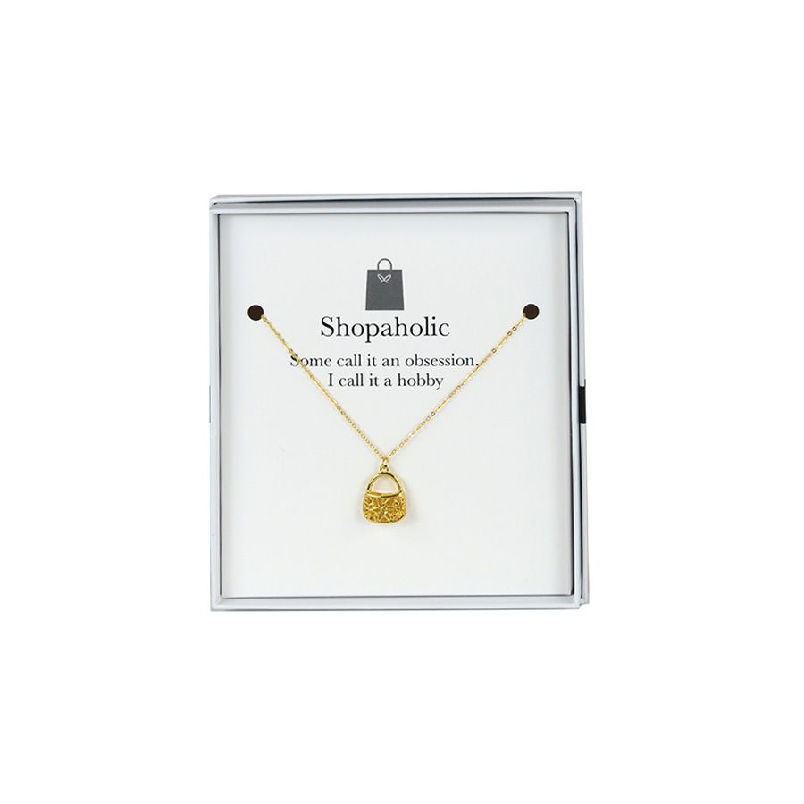 gift company Necklace -Shopaholic