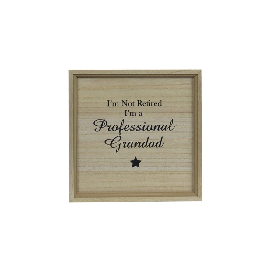 gift company Plaque Professional Grandad