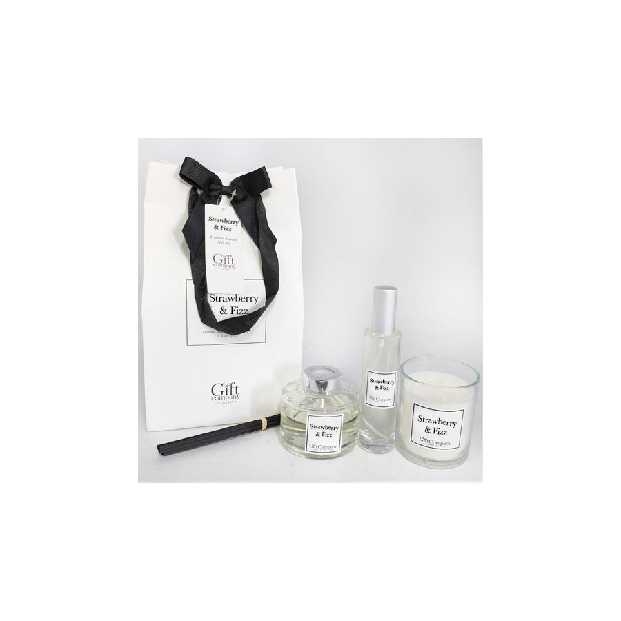 gift company Premium Gift Bag Set-Strawberry & Fizz