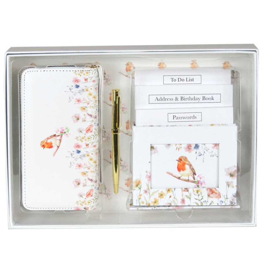 gift company Robin Notebook Trio and Purse Set