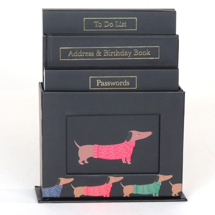 gift company Sausage Dog Notebook Trio