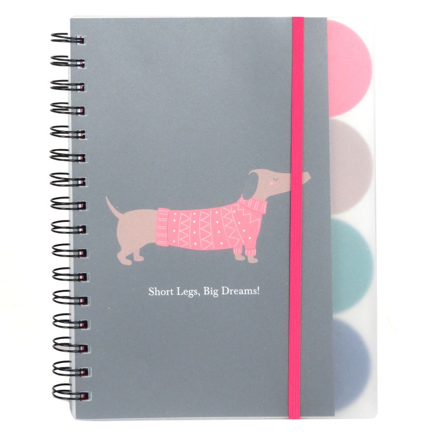 gift company Sausage Dog Sprial notebook