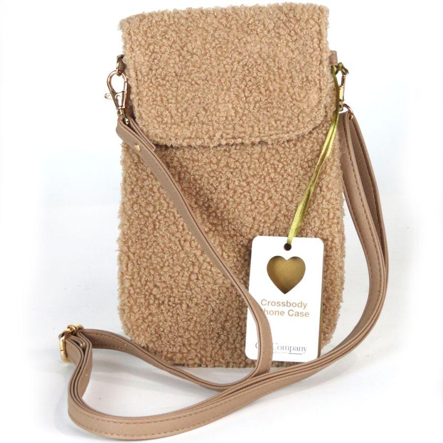 gift company Teddy Crossbody Brown Phone Case