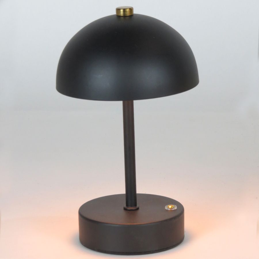 gift company USB rechargeable Table Lamp - Black
