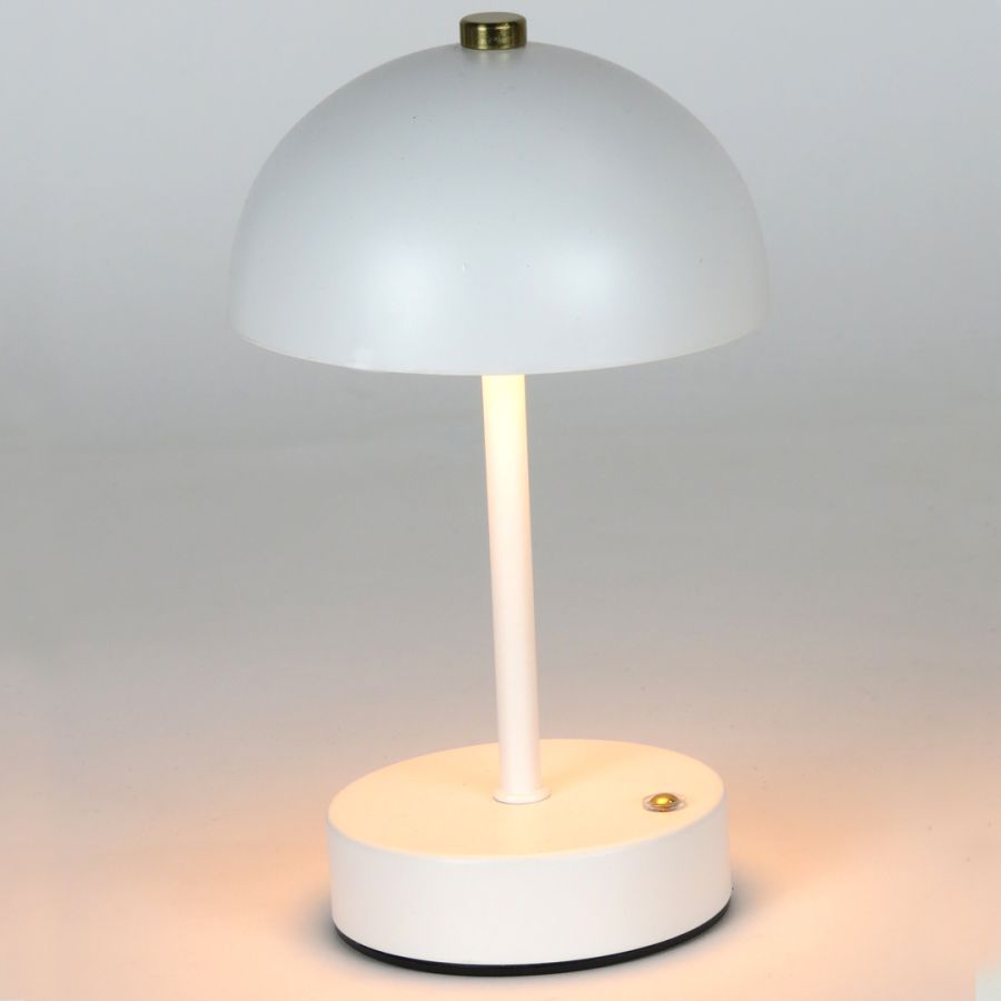 gift company USB rechargeable Table Lamp - White