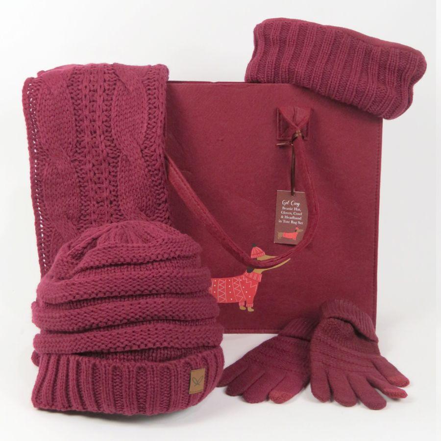 gift company Woolies in Tote Bag Set - Red