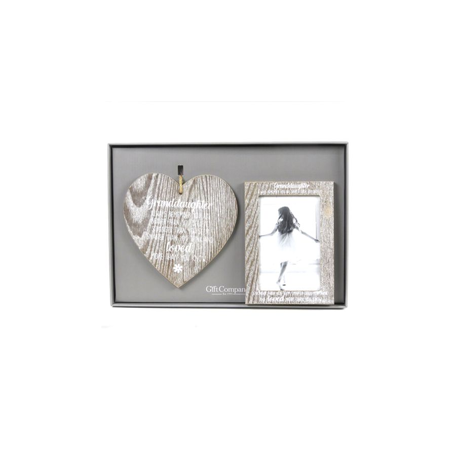 gift company Heart and Frame Gift Set - Granddaughter