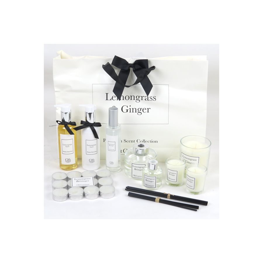 gift company Large B&W Premium Gift Bag Set-Lemongrass & Ginger