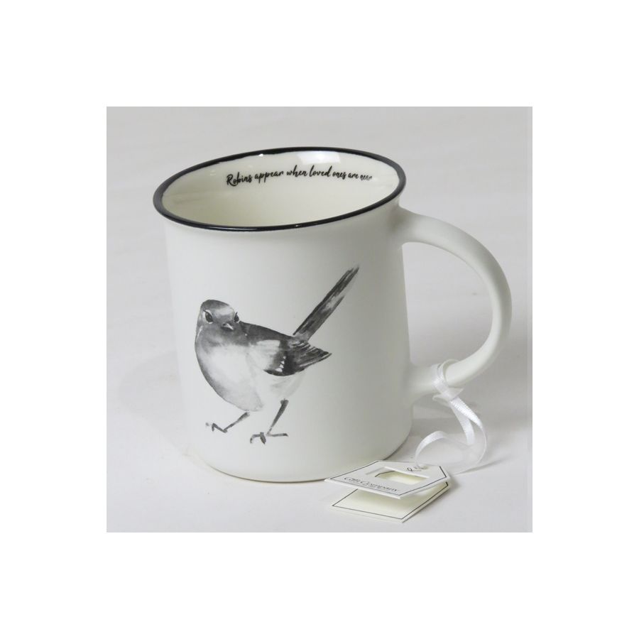 gift company Mug - Robins Appear When Loved Ones Are Near