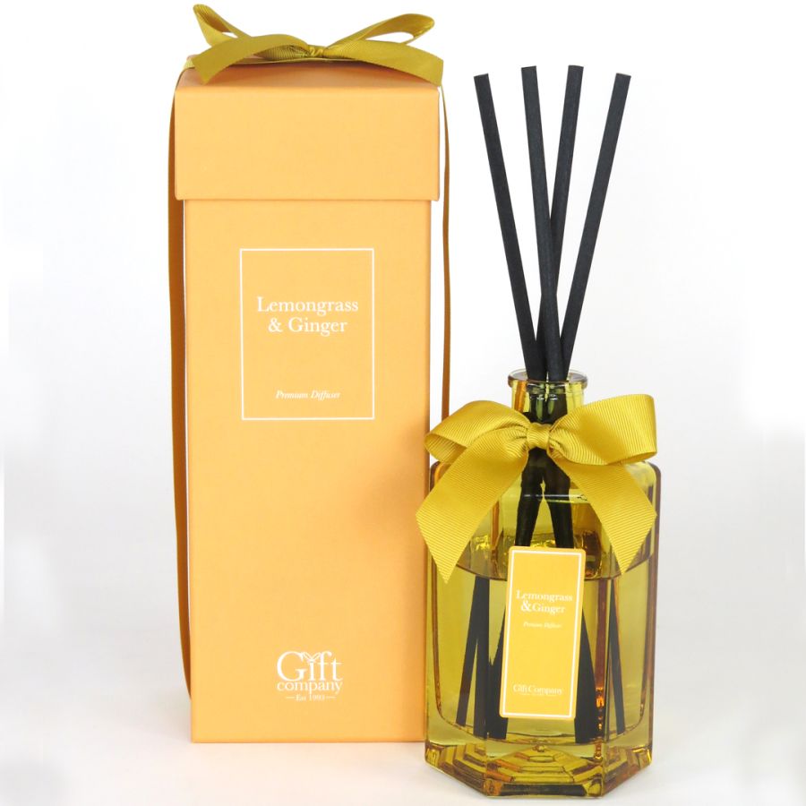 gift company Octagonal Large Colour Diffuser-Lemongrass&Ginger