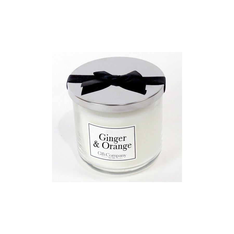 gift company Premium Double Wick Candle-Ginger and Orange
