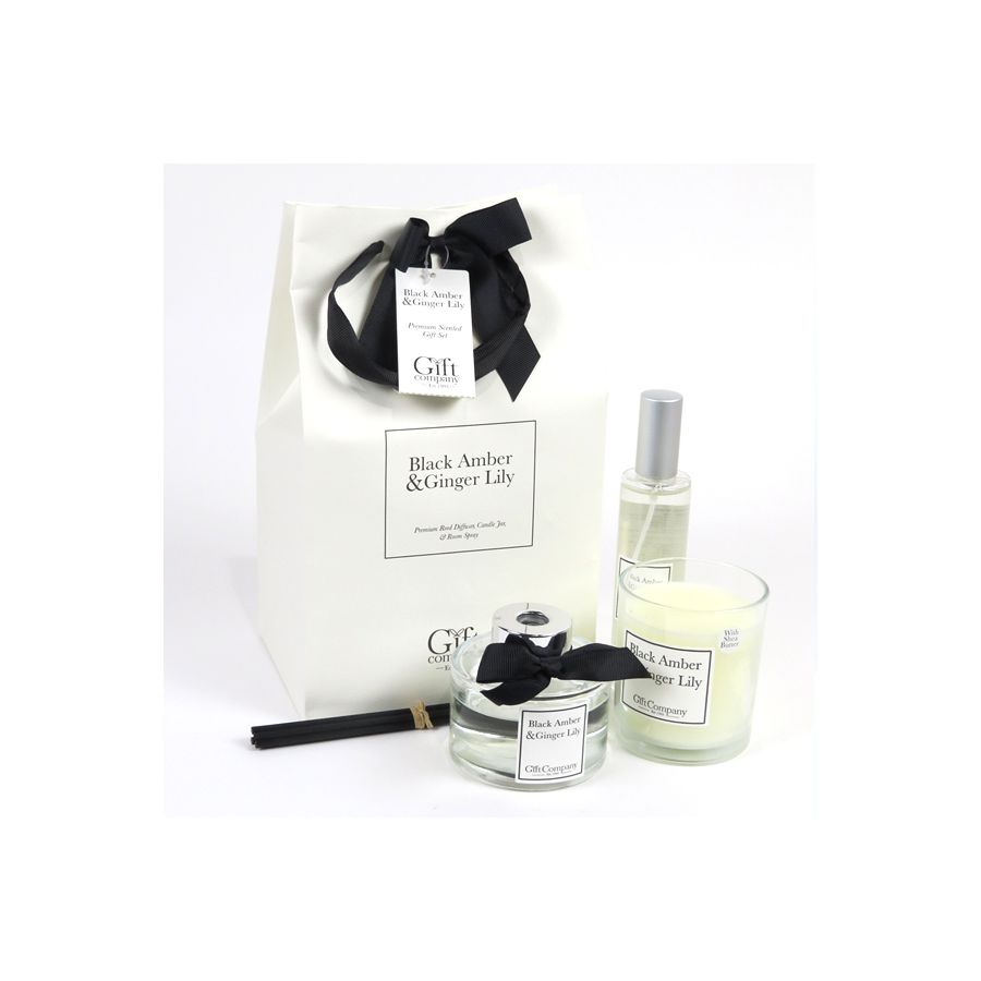 gift company Premium Gift Bag Set-Black Amber & Gingerlily